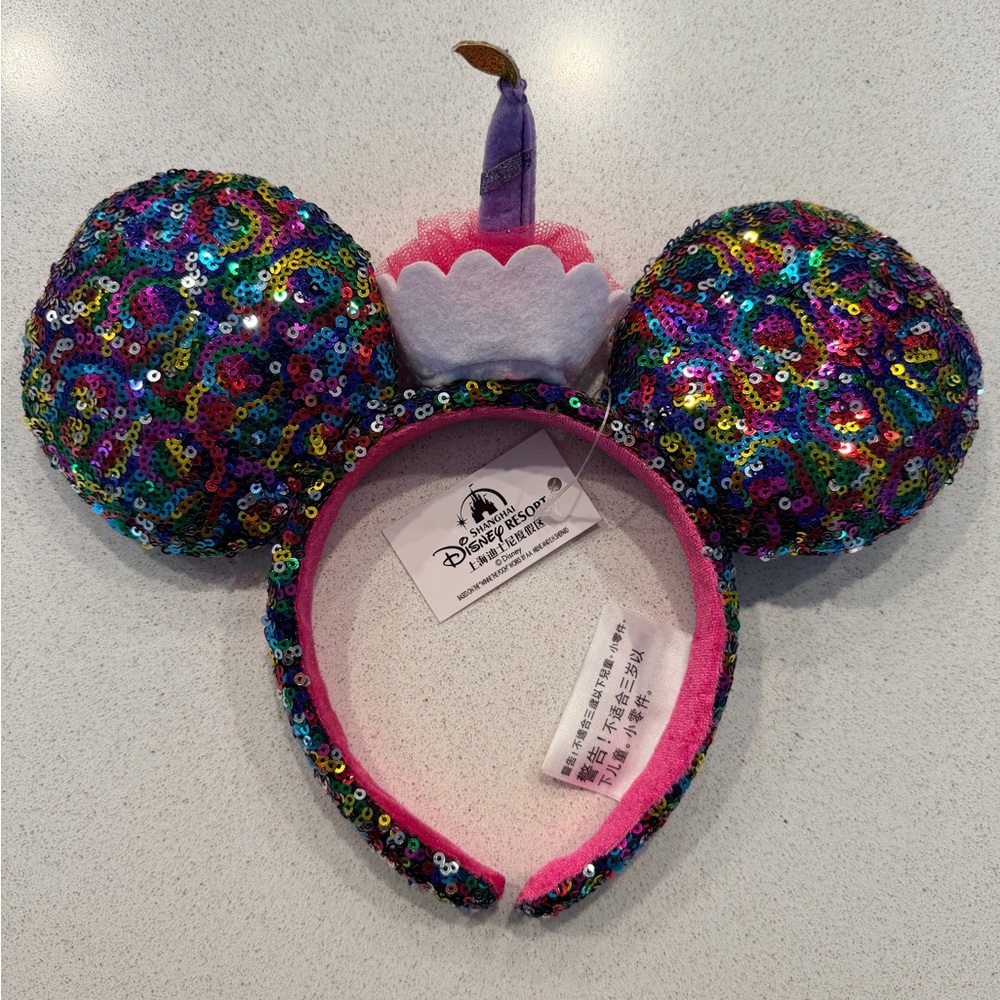 Colorful Sequin Unicorn Ears Headband